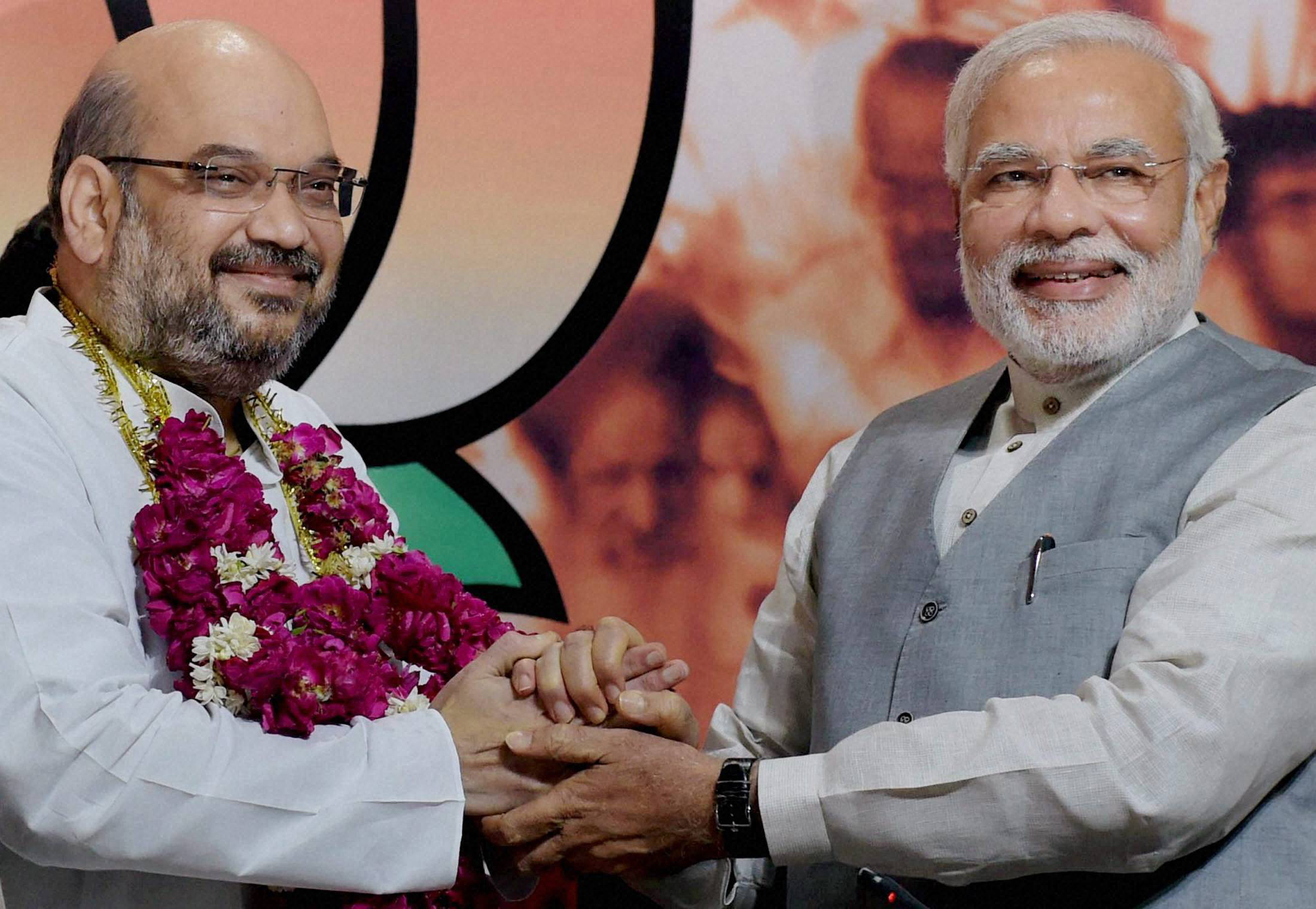 Image result for amit shah with modi